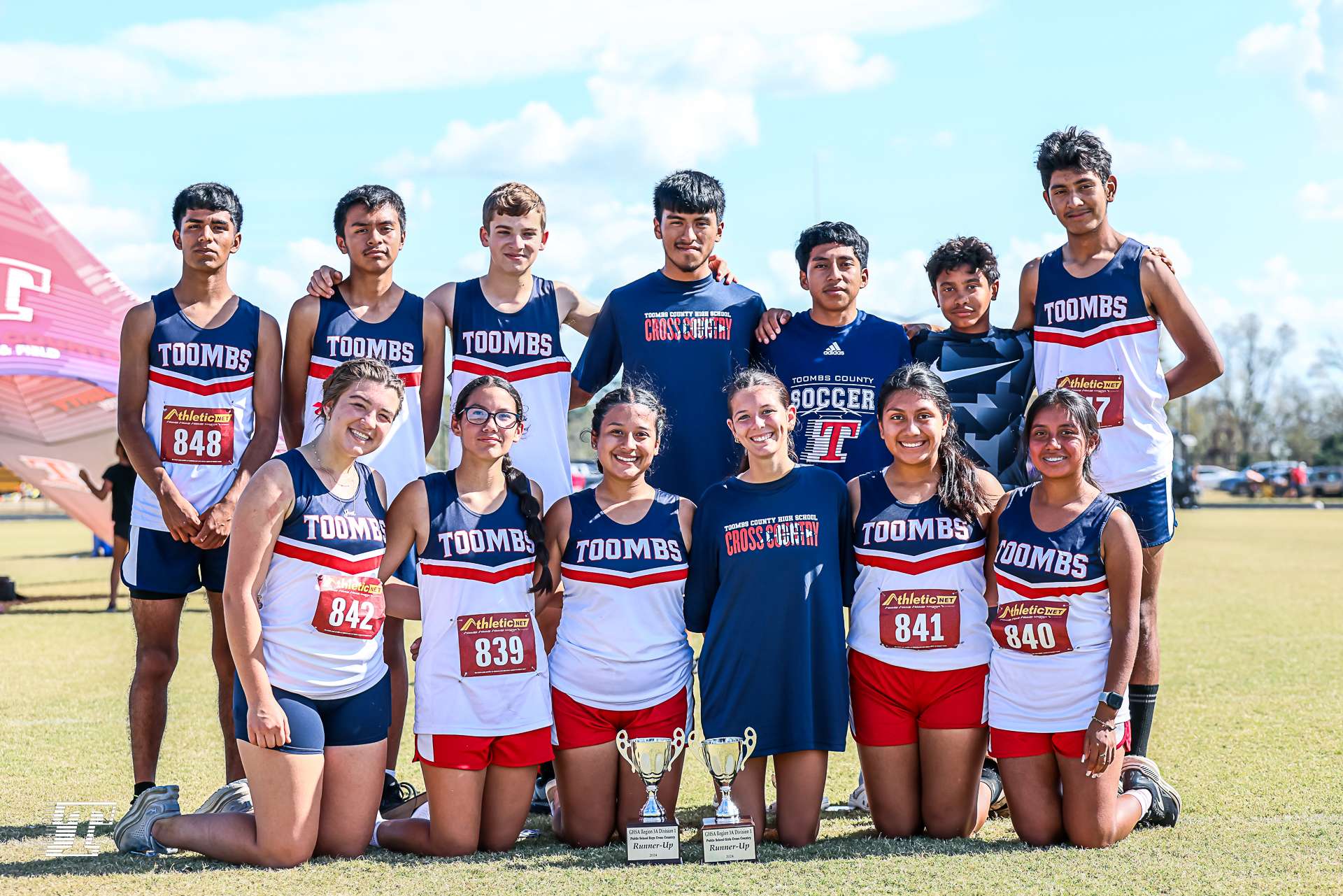 Toombs County HS Cross Country Teams place second at sectionals